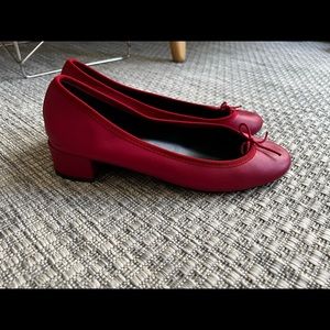 Repetto Lou heeled ballerina